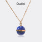 Lapis nature stone pendant necklace