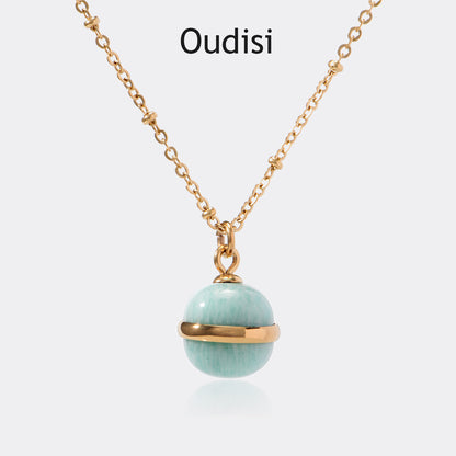 Amazonite pendant necklace