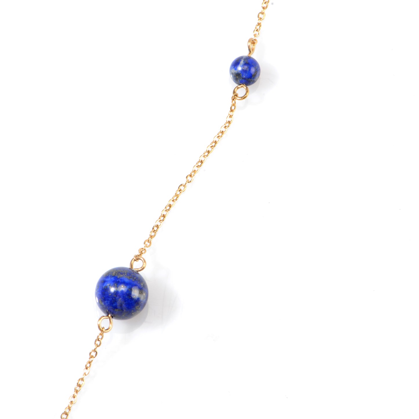 Natural Stone Sweater Necklace