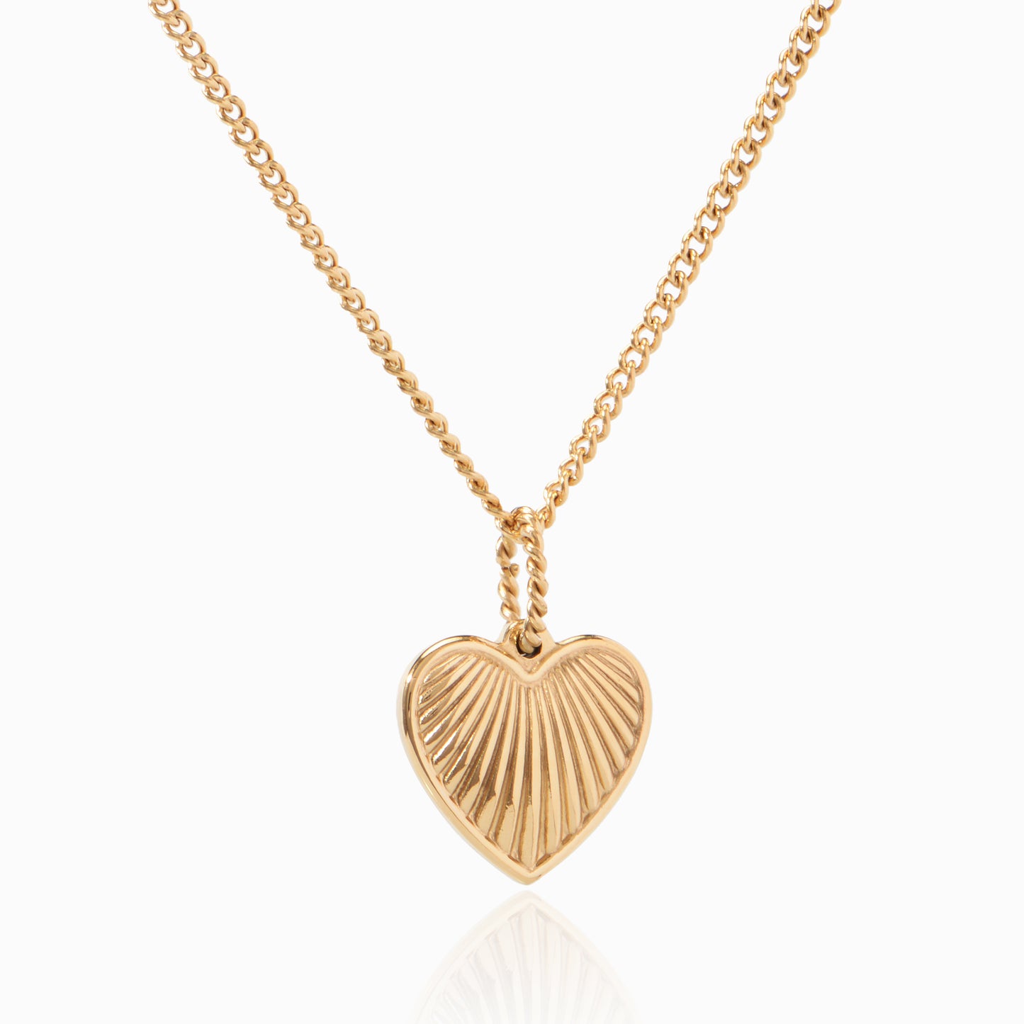 Oudisijewelry Stainless steel heart pendant necklace