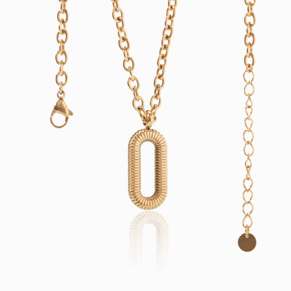 Stainless steel pendant necklace
