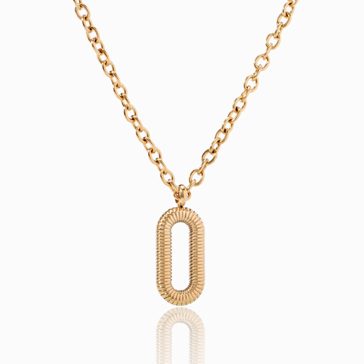 Stainless steel pendant necklace