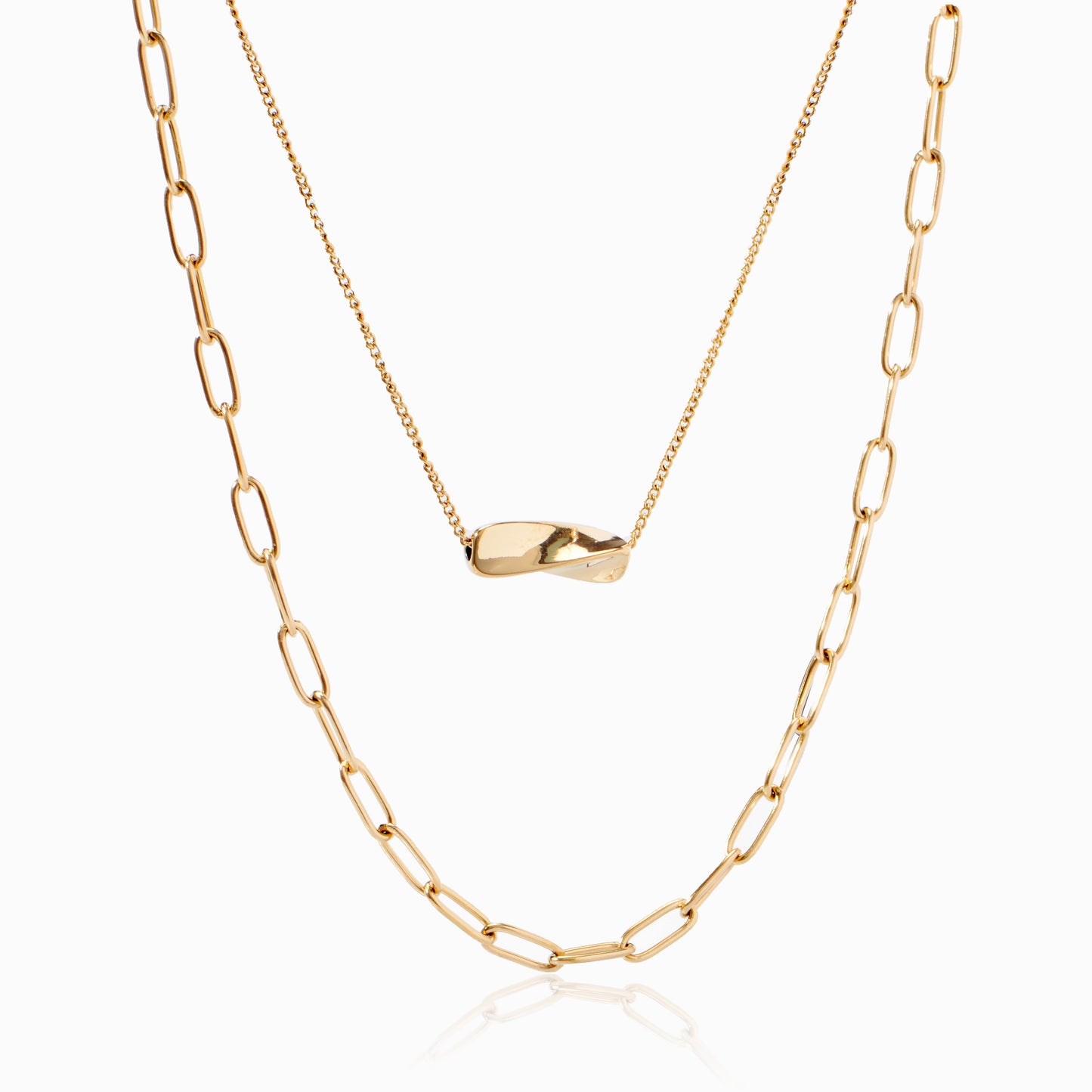 Oudisijewelry Stainless steel stack necklaces
