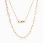Oudisijewelry Stainless steel stack necklaces
