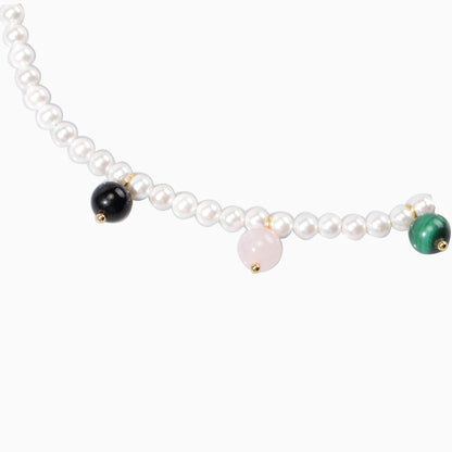 Shell Pearl Natural stone Necklace