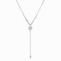 Semi-precious stone beaded pendant extension necklace
