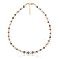 Carbon Fiber and Shell Pearl Necklace