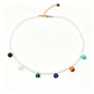 18K Gold-Plated Stainless Steel Shell Pearl Natural Stone Bead Necklace